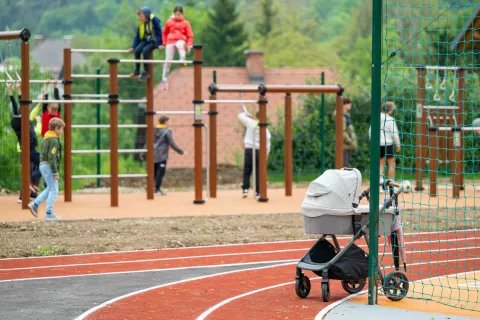 Simbolična fotografija otro&scaron;ki voziček / Foto: Nik Bertoncelj
