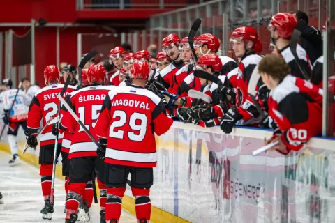 Hokejska tekma HD Jesenice - HC Migross Asiago (ITA)sezona 2026 / 2027Dvorana Podmežaklo 24. september 2026 / Foto: Nik Bertoncelj