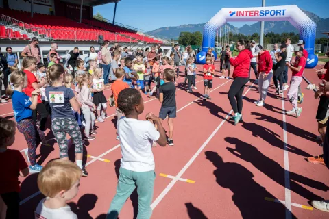 10. Tek za Kranj - Memorial Vincenca Drakslerja na stadionu Stanka Mlakarja v &Scaron;portnem centru Kranj. / Foto: Primož Pičulin