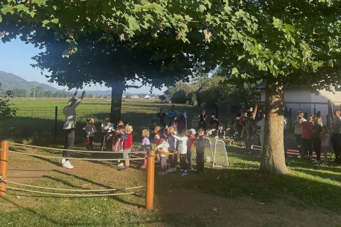 Odprtje otro&scaron;kih igral v Visokem / Foto: Samo Lesjak