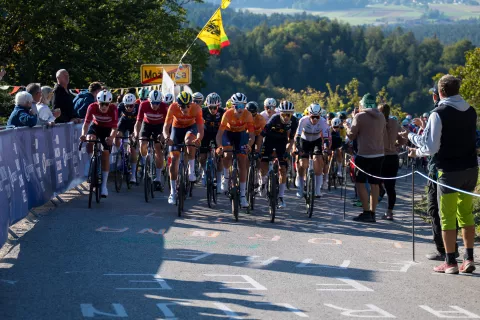 Evropsko prvenstvo v kolesarstvu 2026 v &Scaron;enčurju, cestna dirka mladincev (U19) / Foto: Primož Pičulin