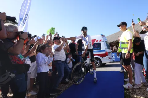 Evropsko prvenstvo v kolesarstvu 2026 v &Scaron;enčurju,, dirka članov elite, Luka Mezgec / Foto: Peter Ko&scaron;enina