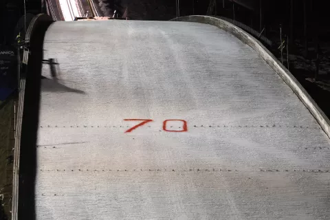 PLANICA SP 2023 12. dan sobota 4. marec ekipna tekma smučarski skoki svetovni prvaki slovenija / Foto: Gorazd Kavčič