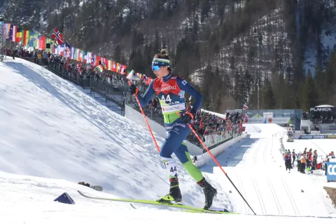 PLANICA SP 2023 12. dan sobota 4. marec tek na smučeh klasično klasika ženske 30 km / Foto: Gorazd Kavčič
