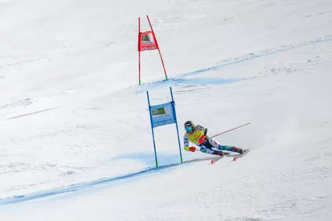 Žanu Kranjcu se sicer na domačem prizorišču tudi letos ni uspelo uvrstiti na stopničke, je pa v nedeljo s 4. mestom izboljšal svojo najboljšo uvrstitev na Pokalu Vitranc. / Foto: Nik Bertoncelj