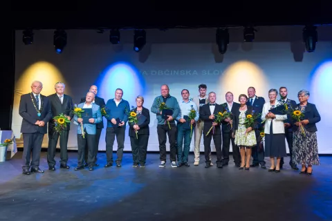 Leto&scaron;nji občinski nagrajenci / Foto: Primož Pičulin