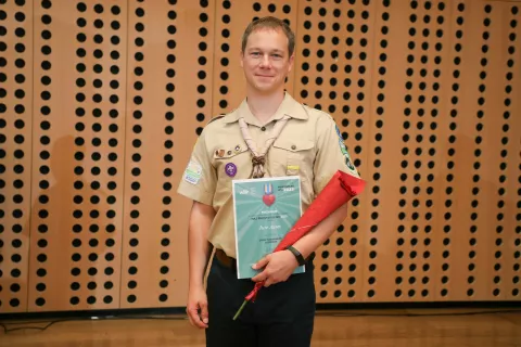 podelitev prostovoljec za leto 2023 Naj prostovoljec 2023 (mo&scaron;ki - 30 in več let) - JURE AUSEC / Foto: Tina Dokl