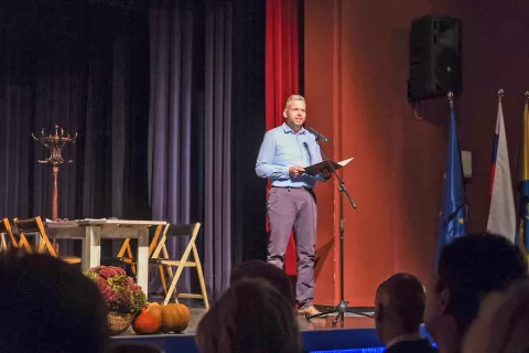 Predsednik KS Visoko-Milje, Aleksander Ga&scaron;prelin / Foto: Ma&scaron;a Likosar