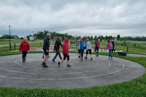 Tudi mi smo preskusili del vaj v motoričnem parku Expanoja / Foto: Grega Flajnik