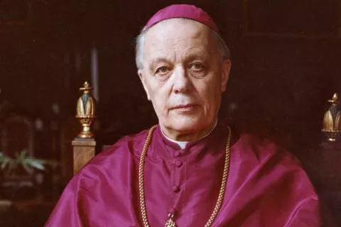 Nad&scaron;kof dr. Jožef Pogačnik, rojen leta 1902 v Kovorju / Foto: Nad&scaron;kofijski arhiv Ljubljana