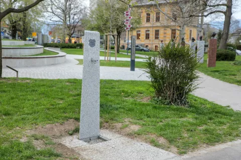 Novi pitnik v Parku La Ciotat / Foto: Tina Dokl