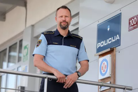 MR načelnik policije Sašo Eniko, PP Škofja loka, Ločanka 05 2022 / Foto: Tina Dokl