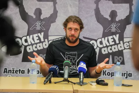 hokejska akademija Anžeta Kopitarja in Tomaža Razingerja Bled, Anže Kopitar NHL / Foto: Tina Dokl