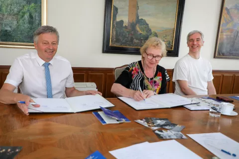 40 festival Radovljica 5-23 avgust 2022, tiskovna konferenca / Foto: Tina Dokl