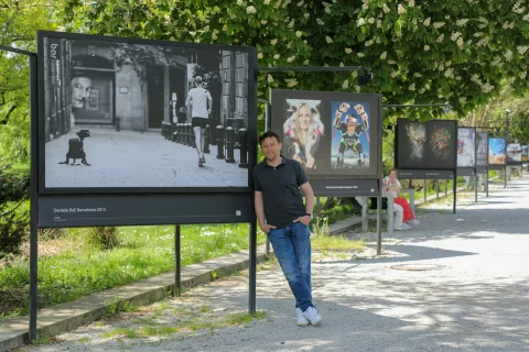 Samo Vidic fotograf razstava park Tivoli Ljubljana / Foto: Tina Dokl