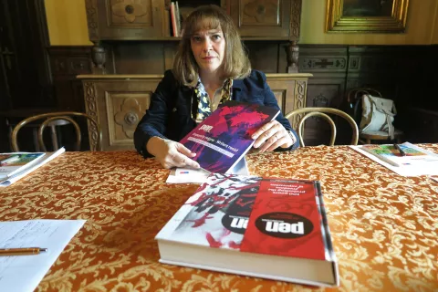 Tanja Tuma, predsednica Slovenskega PEN / Foto: Igor Kavčič