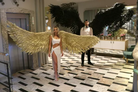 ab - večerja bled rose, gin / Foto: Alenka Brun