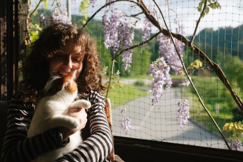 Monika Koprivnikar, predsednica Žverce, dru&scaron;tva za pomoč živalim / Foto: Anja Brade&scaron;ko