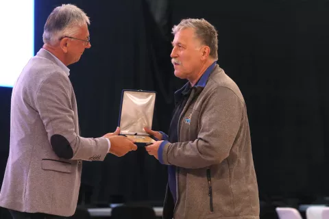 dan hokej hokejski klub Triglav Kranj ledena dvorana podelitev priznanj konec sezone 2022-2023 / Foto: Gorazd Kavčič