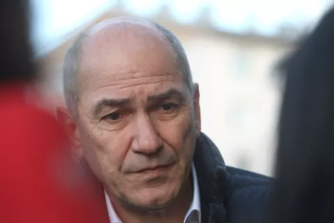 začetek sojenja Janez Janša SDS proti državi sodišče Kranj / Foto: Gorazd Kavčič