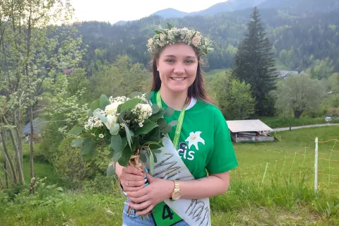 Neža Okorn, mis narcis 2023 / Foto: Nika Toporiš