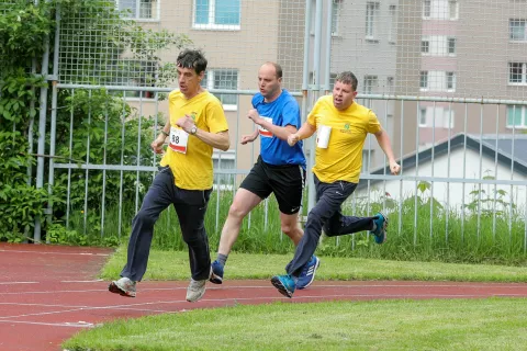 Vsi tekmovalci so se borili do zadnjega. / Foto: Tina Dokl