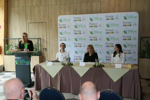 Sabina Bajt, Lika Brinovec, Katarina hribar in še ena hribar / Foto: Alenka Brun