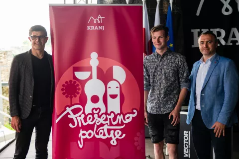 Tiskovna konferenca Prešerno poletje / Foto: Primož Pičulin