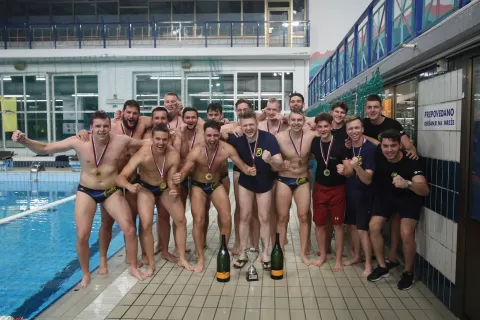 vaterpolo finale državno prvenstvo Triglav proti Ljubljana zmaga državni prvak sezona 2022-23 / Foto: Gorazd Kavčič