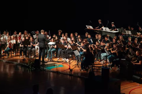 Praznovanje ob sedemdesetletnici Glasbene &scaron;ole Kamnik / Foto: Ale&scaron; Senožetnik
