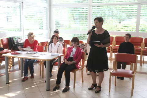 Literarni večer poezije in proze slepih in slabovidnih ustvarjalcev Poleti, pesem, iz mojega srca / Foto: Gorazd Kavčič