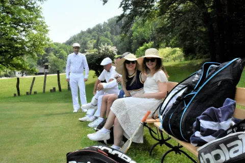 Edini dami na tokratnem turnirju: Nika Selak in Rebeka Reven / Foto: Miha Pustavrh