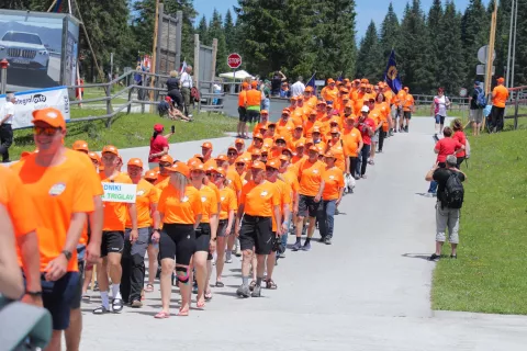 Spominskega pohoda na Triglav se je udeležilo 315 pohodnikov. / Foto: Tina Dokl