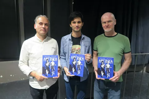 Janez Ramoveš, Martin Ramoveš, Damir Avdić / Foto: Igor Kavčič