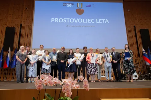 Letos je potekal jubilejni, dvajseti izbor za naj prostovoljce. / Foto: Ale&scaron; Senožetnik