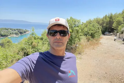 Dopustni&scaron;ko razpoloženi kranjski župan Matjaž Rakovec / Foto: osebni arhiv