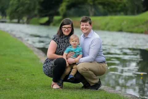 Mojca Lev in Sebastijan Mrak / Foto: Tina Dokl