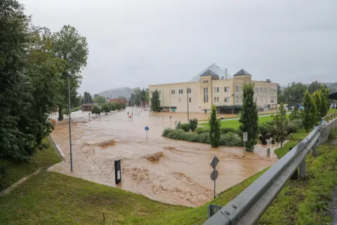izredne razmere gorenjska 4.8.2023 Medvode / Foto: Tina Dokl