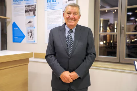 občinska proslava in podelitev občinskih priznanj Kranjska gora na fotografiji častni občan občina Kranjska gora Jože Kotnik / Foto: Tina Dokl