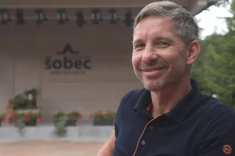 Uro&scaron; Ambrožič, direktor kampa &Scaron;obec / Foto: Gorazd Kavčič