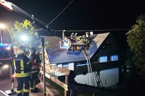 Požar apartmaji Srednja vas v Bohinju / Foto: Pgd Bohinjska Bistrica/facebook