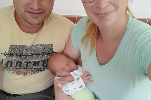 Robi, Vesna in Gabrijel Kavčič / Foto: osebni arhiv družine Kavčič