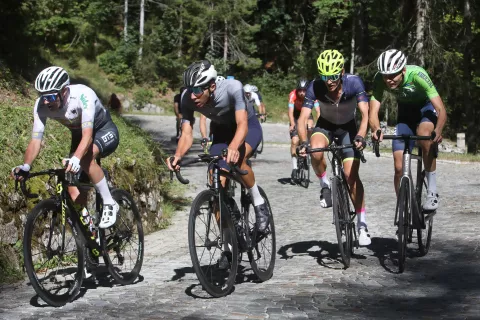 44. Juriš na Vršič občina Kranjska Gora vzpon kolesarska dirka / Foto: Gorazd Kavčič