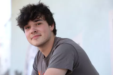 portret diamantni maturant Gašper Posedi Drulovka Breg Gimnazija Želimlje Ig / Foto: Gorazd Kavčič