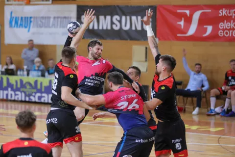 rokomet Škofja loka Urbanescape Loka Slovan / Foto: Tina Dokl