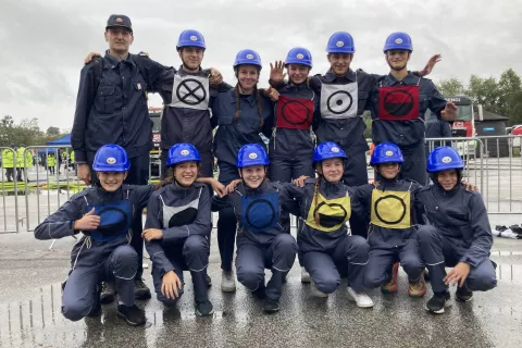 ekipa mladincev PGD Virmaše - Sveti Duh / Foto: Arhiv Društva 