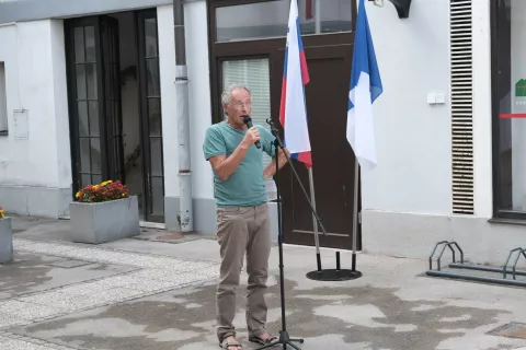 Slavnostni govornik Milan Hladnik / Foto: Ma&scaron;a Likosar