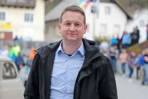 Marko Gasser župan občina Železniki / Foto: Tina Dokl