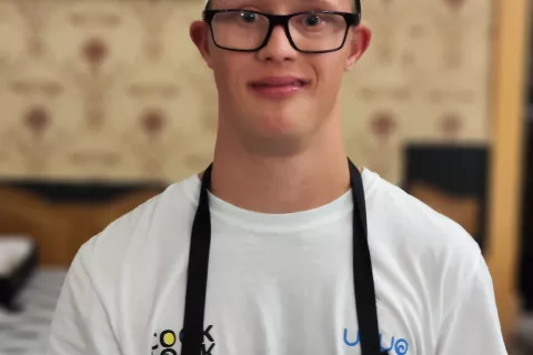 Nino Kaštrun je zmagal na zaključnem tekmovanju Kupidova žlica v Zagrebu. / Foto: osebni arhiv