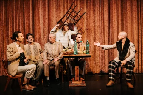 Razširjena igralska ekipa Loškega odra / Foto: Aljaž Hafner